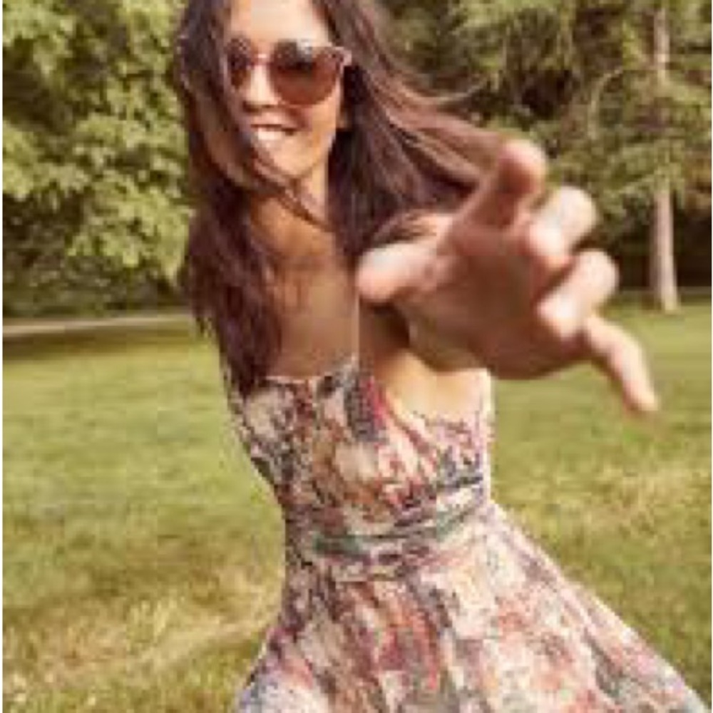 Anthropologie Maeve Mackenzie Floral Fit n Flare Dress Size 2 - Picture 3 of 14